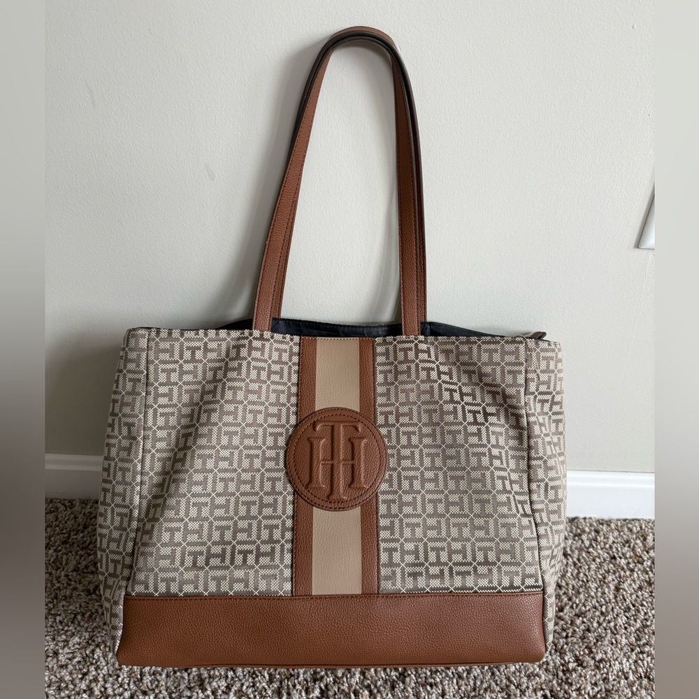 Tommy Hilfiger Monogram Tote Bag